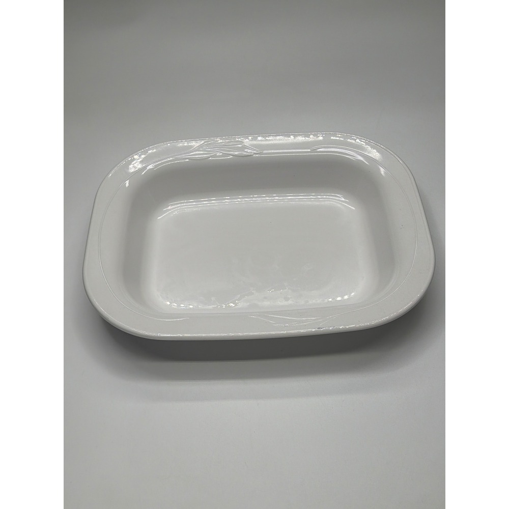 CorningWare L-15 Rectangular Baking Dish Oven Microwave Freezer White